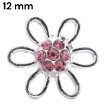 Pink Crystal Daisy Snap