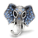 Blue Crystal Elephant Snap