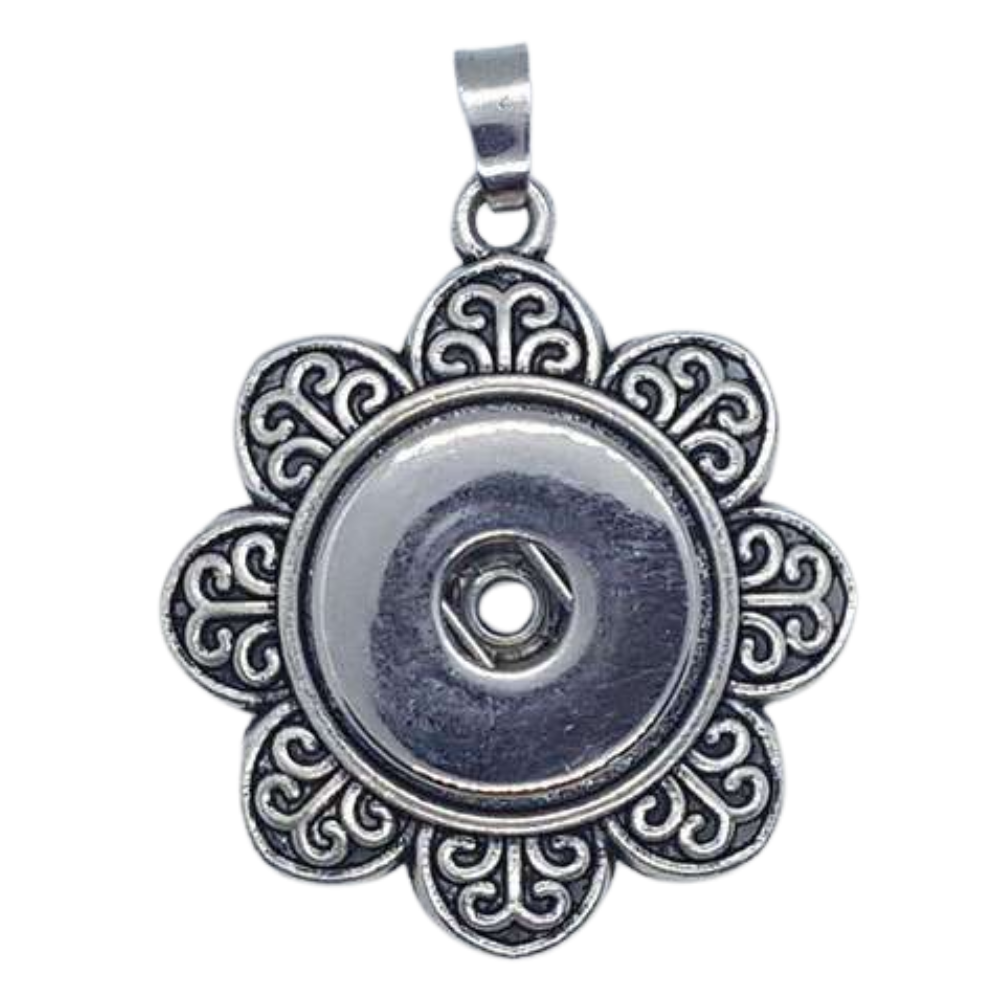 NF1023 CLEARANCE - Floral Filigree Necklace - Image 1