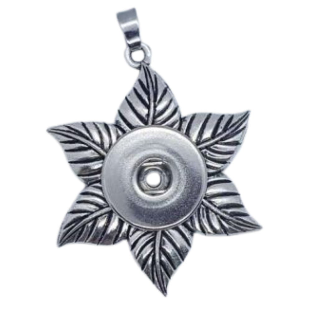 NF1024 CLEARANCE - Leafy Star Necklace - Image 1