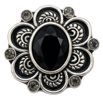 Midnight Petal Filigree Snap