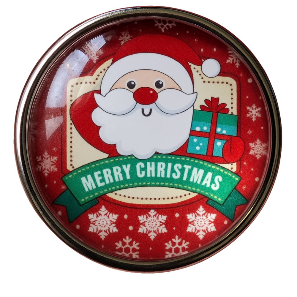 NF6029 Merry Christmas Santa Glass Snap - Image 1