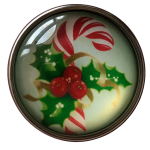 Candy Cane & Holly Snap