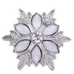 White Crystal Snowflake Snap