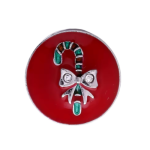 Candy Cane with Bow Snap