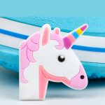 Rainbow Unicorn Snap Charm