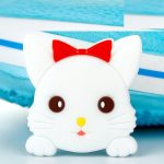 White Kitty Snap Charm