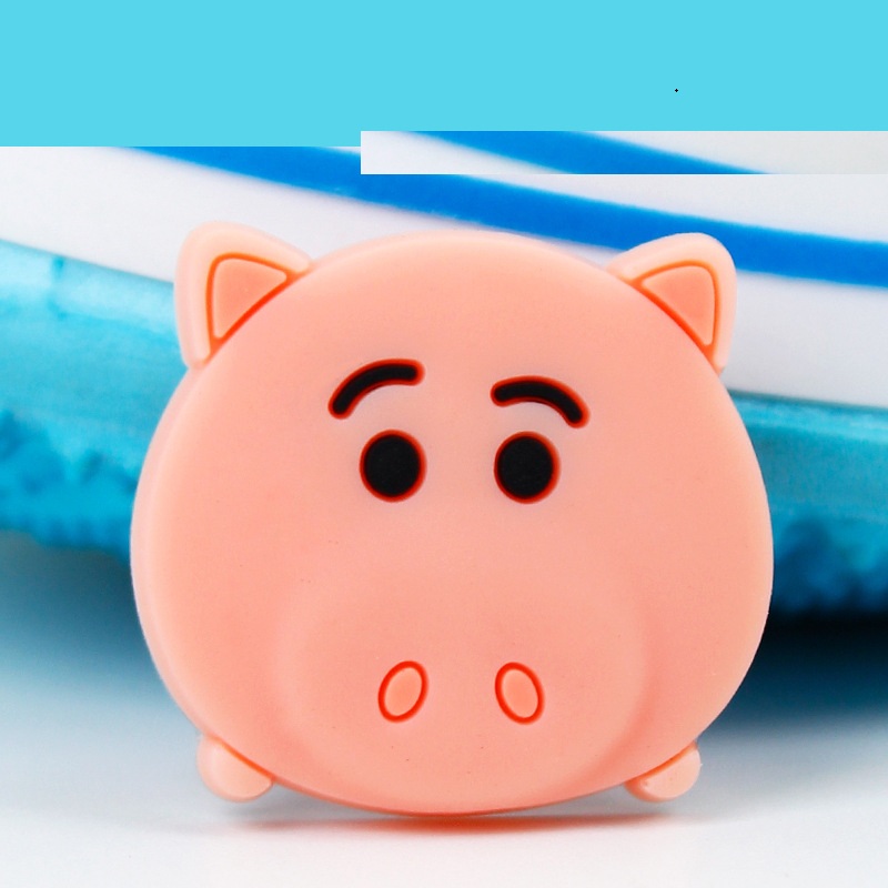 TB6073-4 Peachy Pig Snap Charm - Image 1