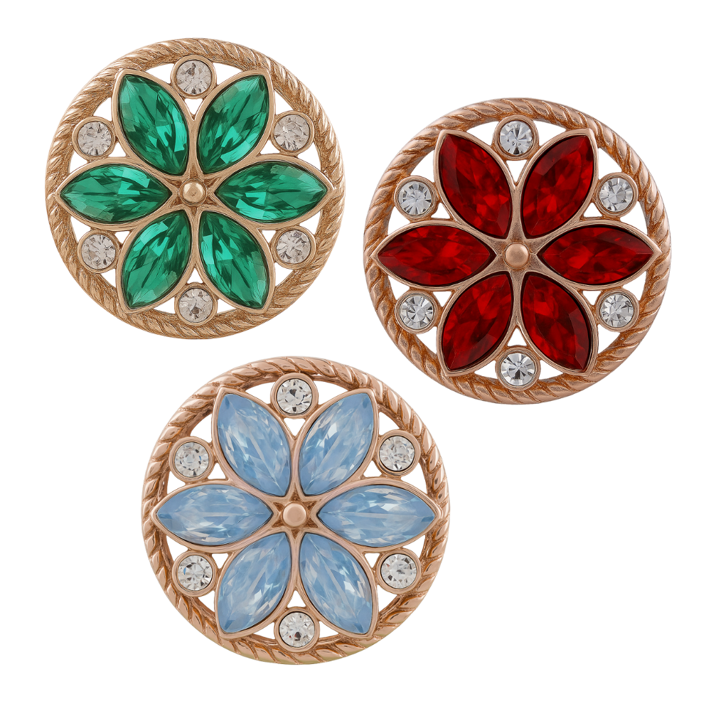 kc7551 Crystal Petal Snaps - Image 1